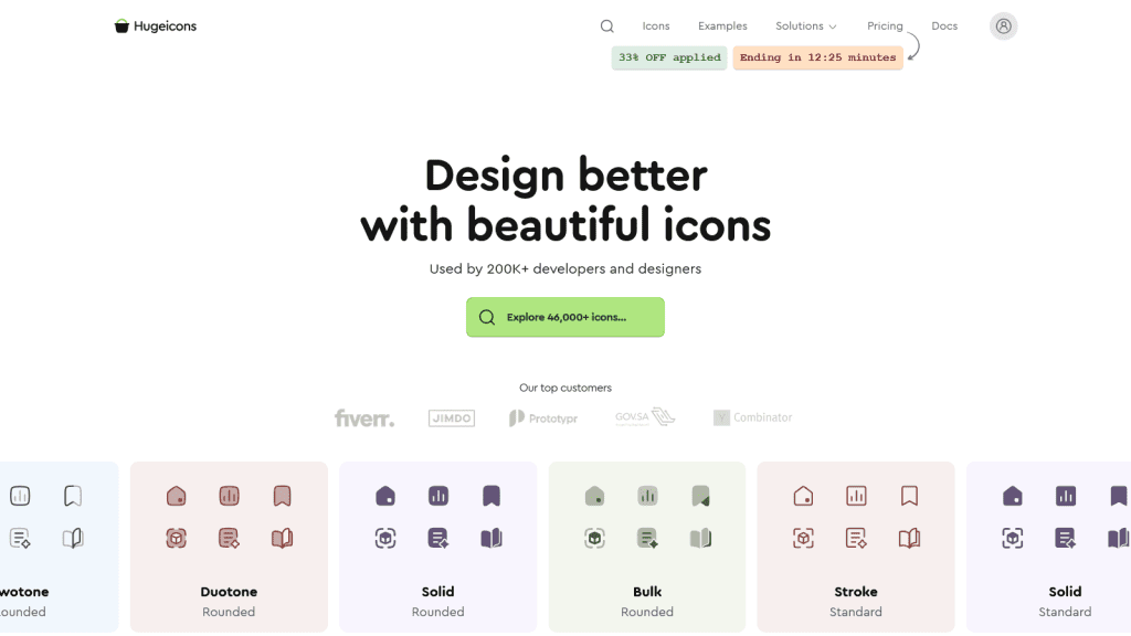 Hugeicons - Design better with beautiful icons, Used by 200K+ developers and designers.